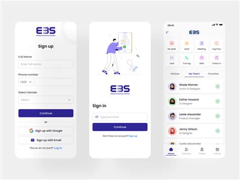 management app ui design behance