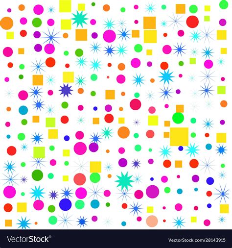 Colorful confetti Royalty Free Vector Image - VectorStock