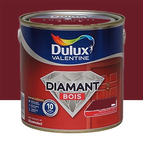 Peinture Bois Dulux Valentine Diamant Brillant Rouge Basque Pas Cher