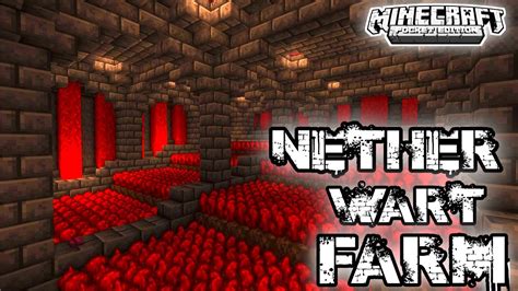 Nether Wart Farm Potion Making Machine Minecraft Bedrock Survival