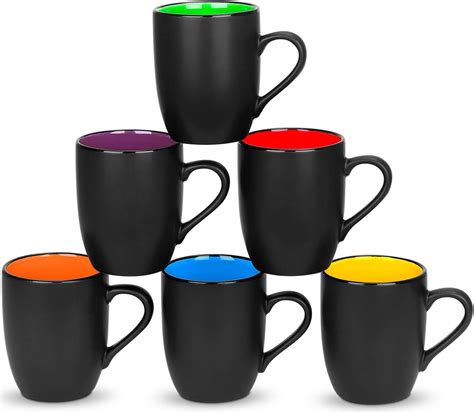 Deecoo Juego De Tazas De Caf Grandes De Onzas Taza De