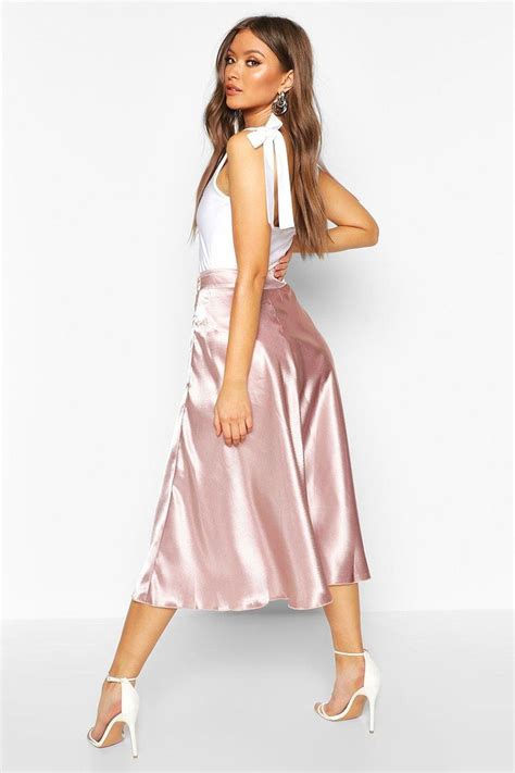 Satin Full Midi Skirt Full Midi Skirt Midi Skirt Satin Skirt Outfit