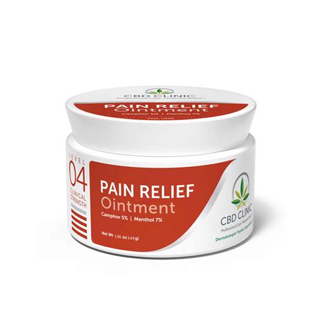 Level 4 Deep Muscle And Joint Pain Relief Cream CBD CLINIC