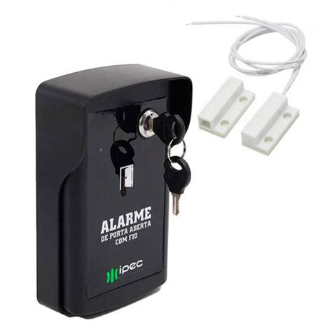 Kit Alarme De Porta Aberta E Sensor Fio Ipec Alarme Residencial