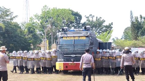 Pemilu Polres Muaro Jambi Gelar Lat Pra Ops Mantap Brata