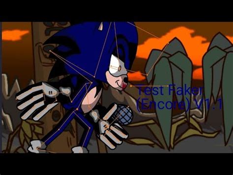 Dc Sonic Fnf Test Faker Encore V Sideview Youtube