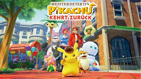 Meisterdetektiv Pikachu Kehrt Zur Ck Das Sprechende Pikachu Mit Der