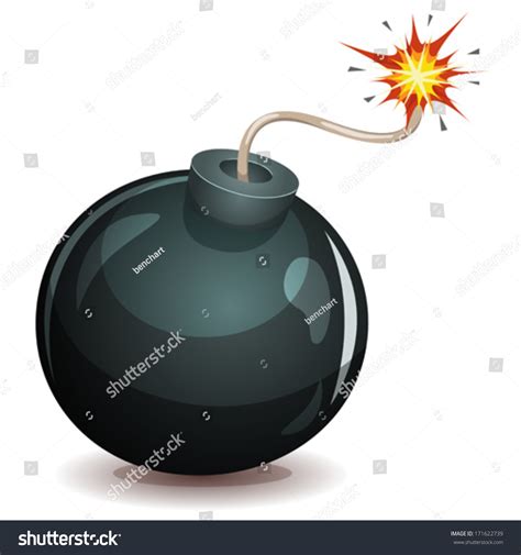 Bombe sur le point de exploser/ : image vectorielle de stock (libre de droits) 171622739 ...