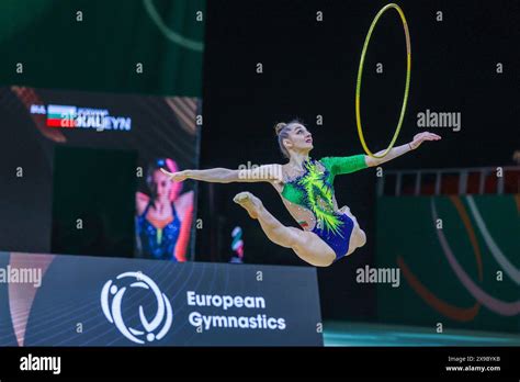 Boryana Kaleyn Bul Seen During 40th European Rhythmic Gymnastics Championships Budapest 2024