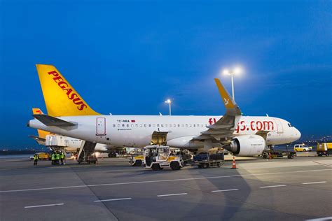 Pegasus Airlines Airbus A Neo Airplane Stuttgart Airport Stock Photo