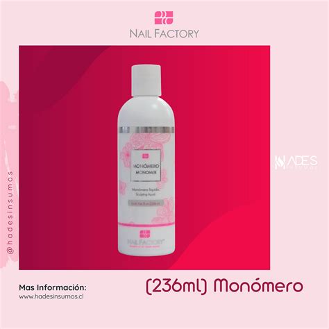 236ml Monómero Nail Factory Hades Insumos