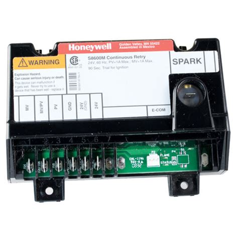 Honeywell S8600m Continuous Retry Furnace Ignition Control Module