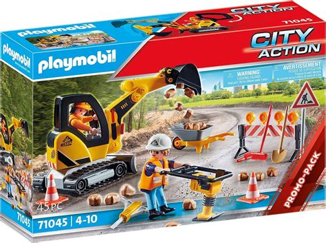 Playmobil City Action Road Construction 71045 • Price