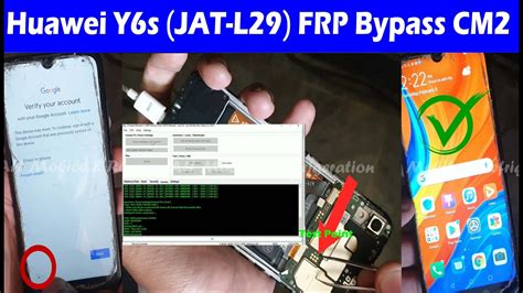 Huawei Y6s JAT L29 FRP Bypass Test Point CM2 YouTube