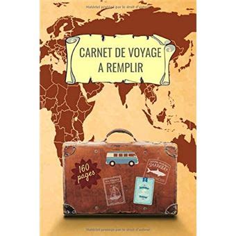 Carnet De Voyage A Remplir Pages X Cm Avec Un