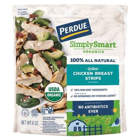 Save On Perdue Simply Smart Organics Grilled Chicken Breast Strips