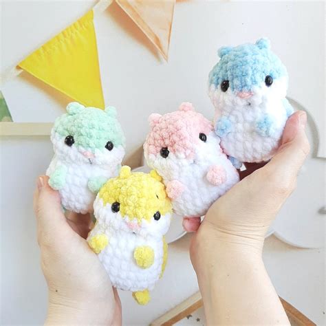 Crochet PATTERN Hamster No Sew Amigurumi Tutorial PDF In Etsy Australia