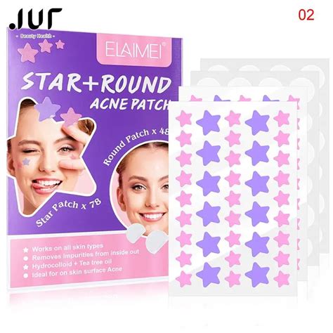 18 126pcs Star Invisible Pimple Spot Patches Hydrocolloid Acnes Removal Pimple Patches Acne