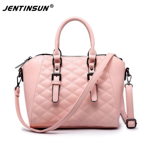 Korean Bags Women Handbags Quilted Element Shell Bag Lady Shoulder Bag