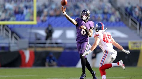 Baltimore Ravens Vs New York Giants Week December