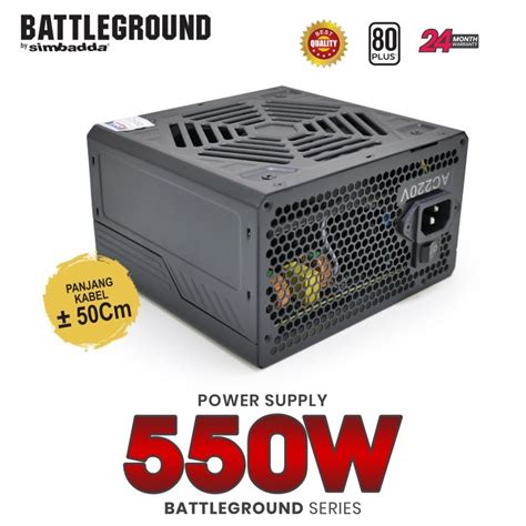 Jual Power Supply Simbadda 550watt Psu 550w Battleground Shopee Indonesia