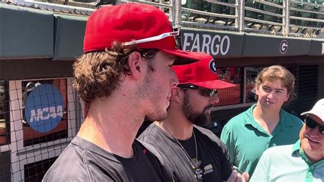 Georgia Baseball Players Charlie Condon Corey Collins Preview Nc State