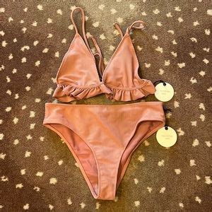 Tularosa Swim Tularosa Hazel Bikini In Blush Size Medium Poshmark