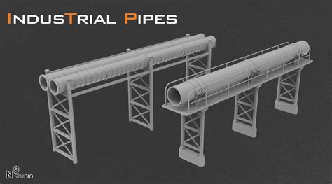 ArtStation - Industrial Pipes | Resources