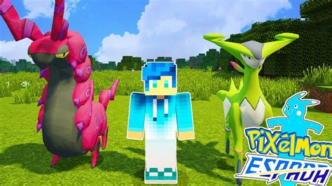 Capturo A Scolipede Y Legendario Poderoso Pixelmon Espada Minecraft