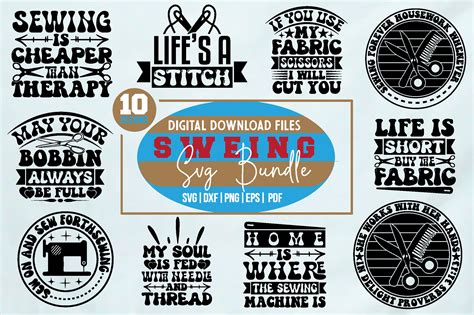 Sewing Svg Bundle Graphic By Binasvgbundle Creative Fabrica