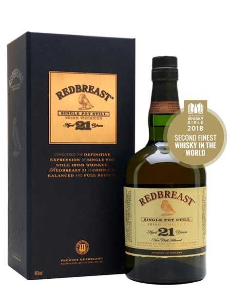 Redbreast 21 Year Old Single Pot Still Irish Whiskey Uisge Beatha