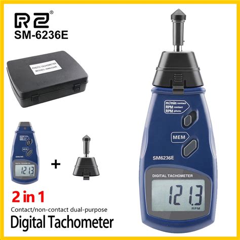 RZ wysokiej jakości cyfrowy tachometr laserowy licznik RPM bezdotykowy