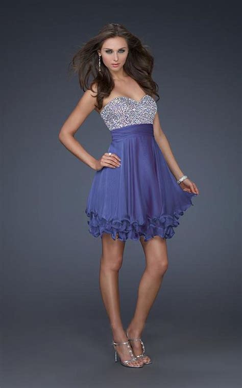 Purple Short Semi Formal Dresses For Juniors Sweetheart Evening Dress