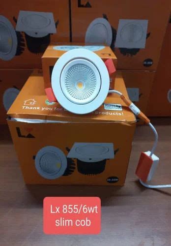 Round Slim Cob Led Downlight Lx W At Rs Piece In New Delhi