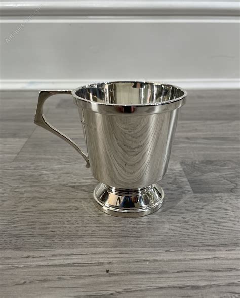 Antiques Atlas Art Deco Solid Silver Quarter Pint Mug