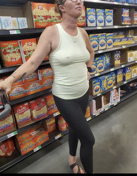 Just Doing Some Shopping R Braless