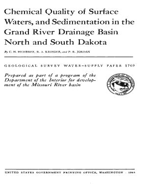 Fillable Online Pubs Usgs Chemical Quality Of Surface Waters And