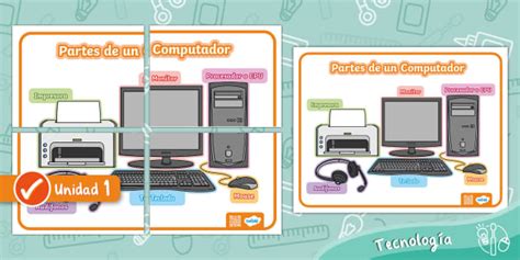 P Ster Xl Partes De Un Computador Tecnolog A B Sico