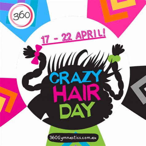 360 Gymnastics Crazy Hair Week