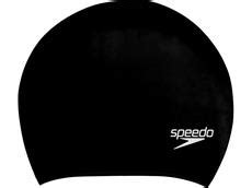 Speedo Long Hair Silikon Badekappe Black