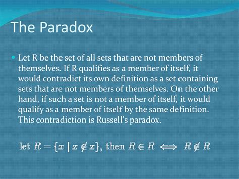 PPT - Russell’s Paradox PowerPoint Presentation, free download - ID:9122446