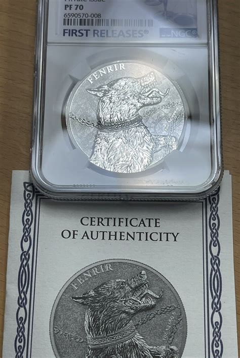 Germania Beasts Fenrir Oz Silver Coin Ngc Pf First Releases Ebay