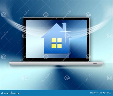 Computer Homepage Stock Illustration Illustration Of Homepage 37563112