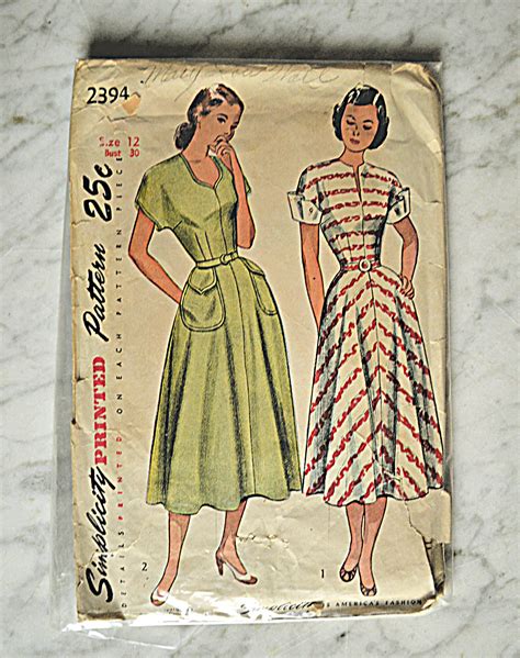 50s Swing Dress Pattern Solahino