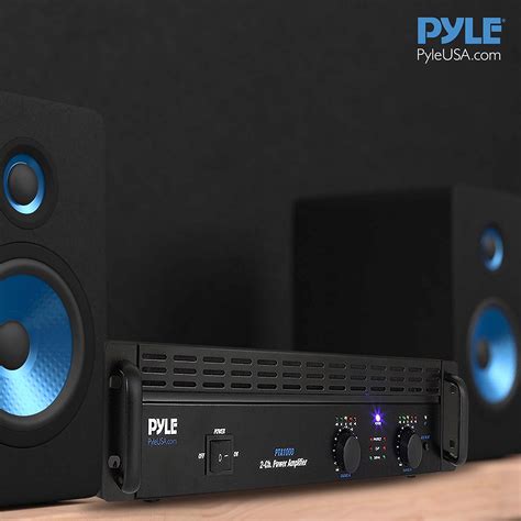 Amplificador De Potencia Bluetooth De Audio Profesional Montaje En Rack