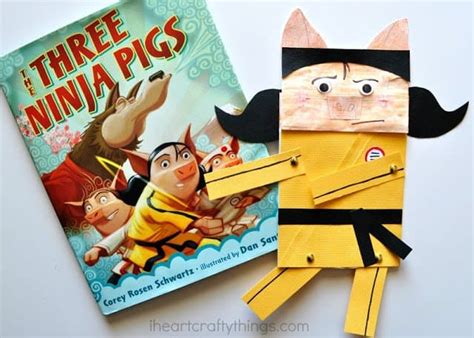 Three Ninja Pigs Craft For Kids Kidlit Tv