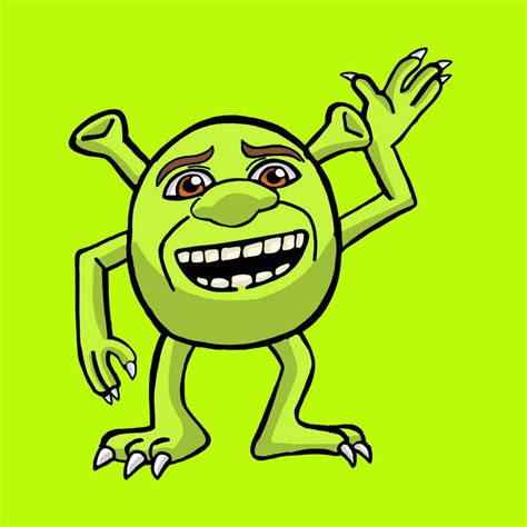 Shrek Wazowski by RobynHillZoneAct25 on DeviantArt