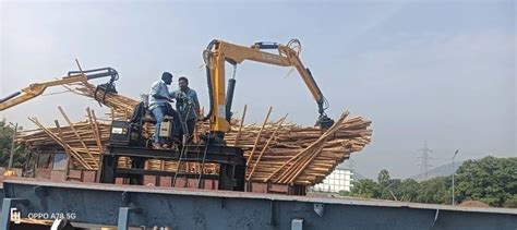 Wood Log Timber Loader Crane At Rs 1000000piece Ballabhgarh