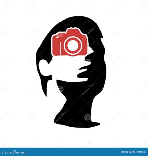 Photographer Portfolio Logo Stock Vector - Illustration of human, trademark: 28848792