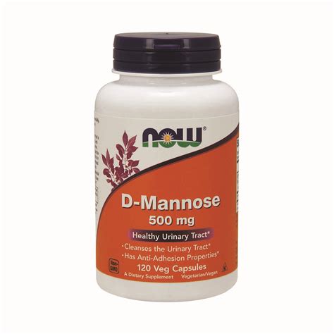 D Mannose 500mg 120 Capsules Gnc